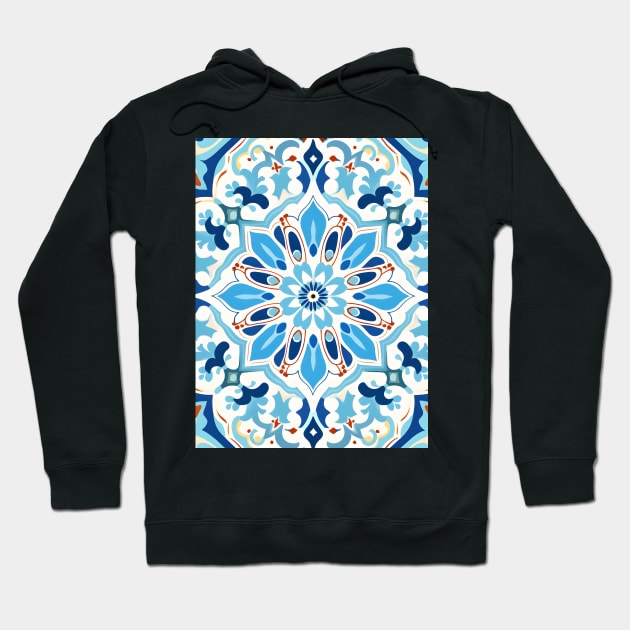 Ottoman Splendor Unveiled: Tiles, Ceramics, and Vibrant Artistry Hoodie by insaneLEDP